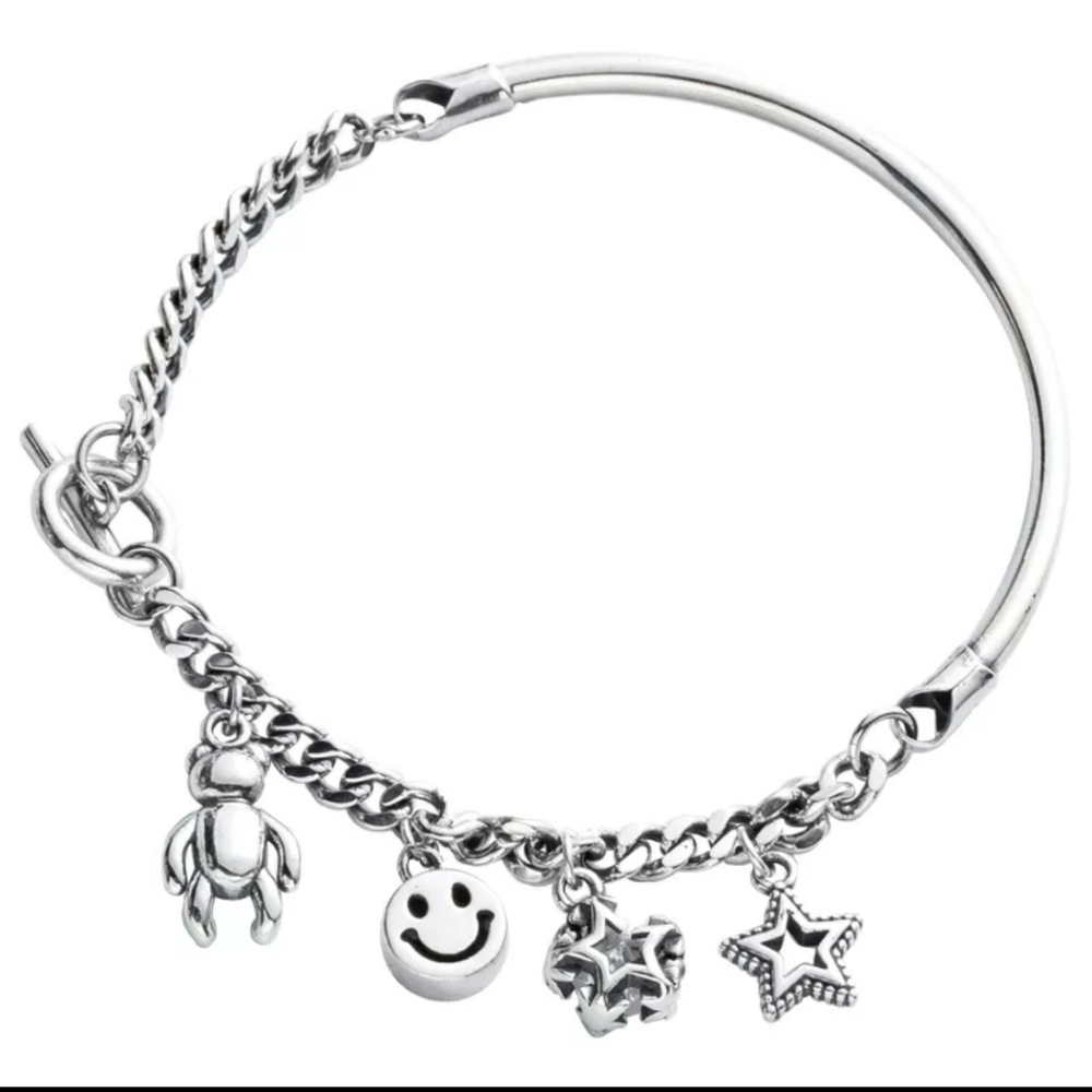 New, Silver Charm Bracelet